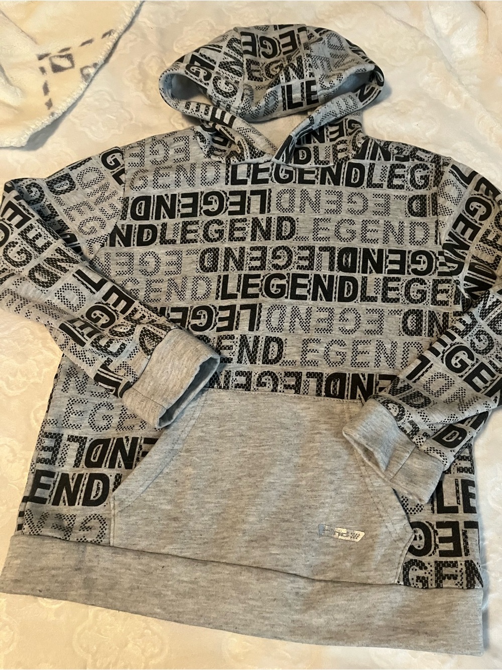 Hind Grey 'LEGEND' All-Over Print Hoodie